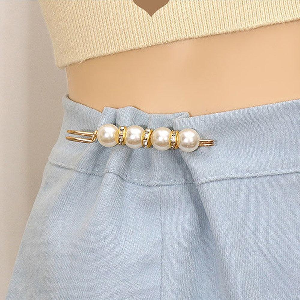 Detachable Metal Pins Pants Pin Retractable Button Sewing-Free Buckles for Jeans Perfect Fit Reduce Waist Trouser Opening Pin Fixed Buckle Large Trousers Waist Small Safety Pin