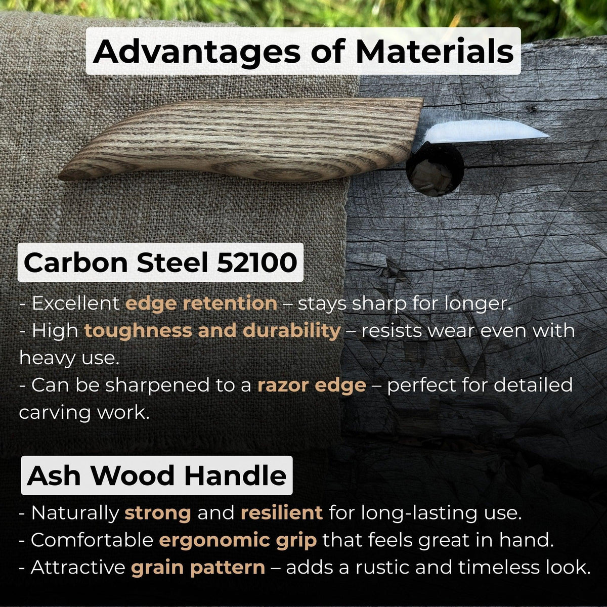 Detail Knife for Wood Carving, 4 cm (1.57 inches)
