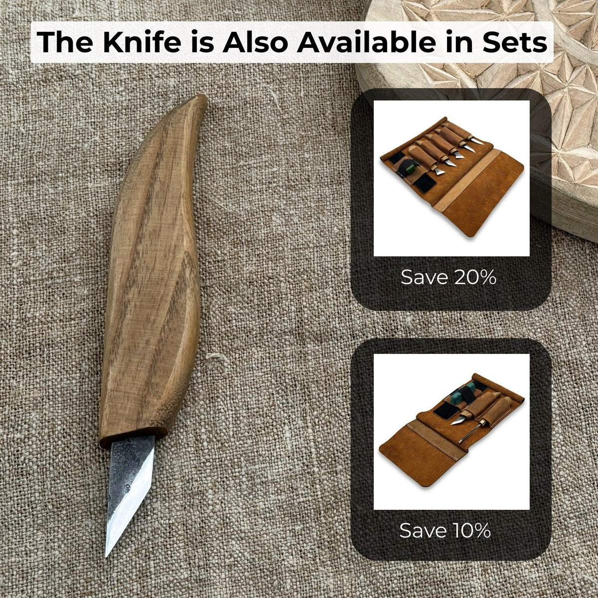 Detail Wood Carving Knife, 2.5 cm (1 inch)