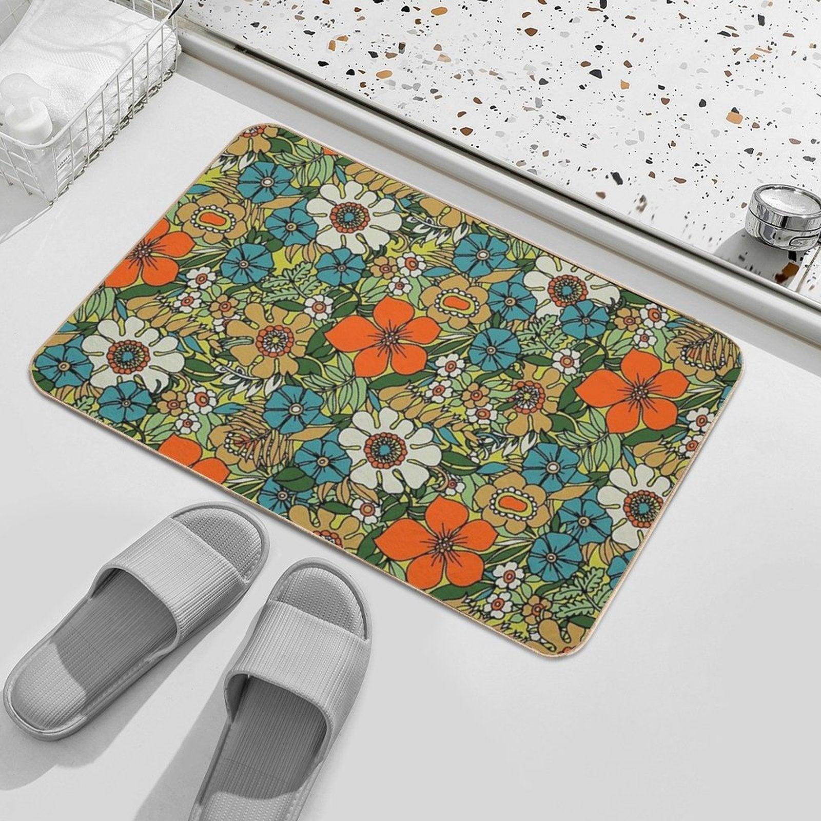 70s Plate Bath Mat