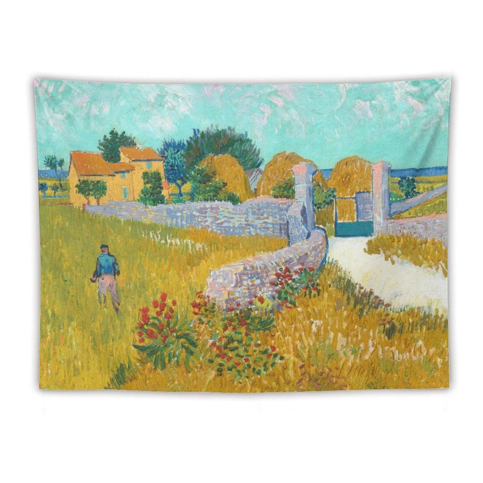 Van Gogh’s Farmhouse in Provence Tapestry