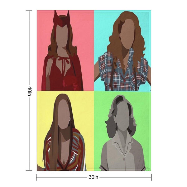 Four Realities Throw Blanket