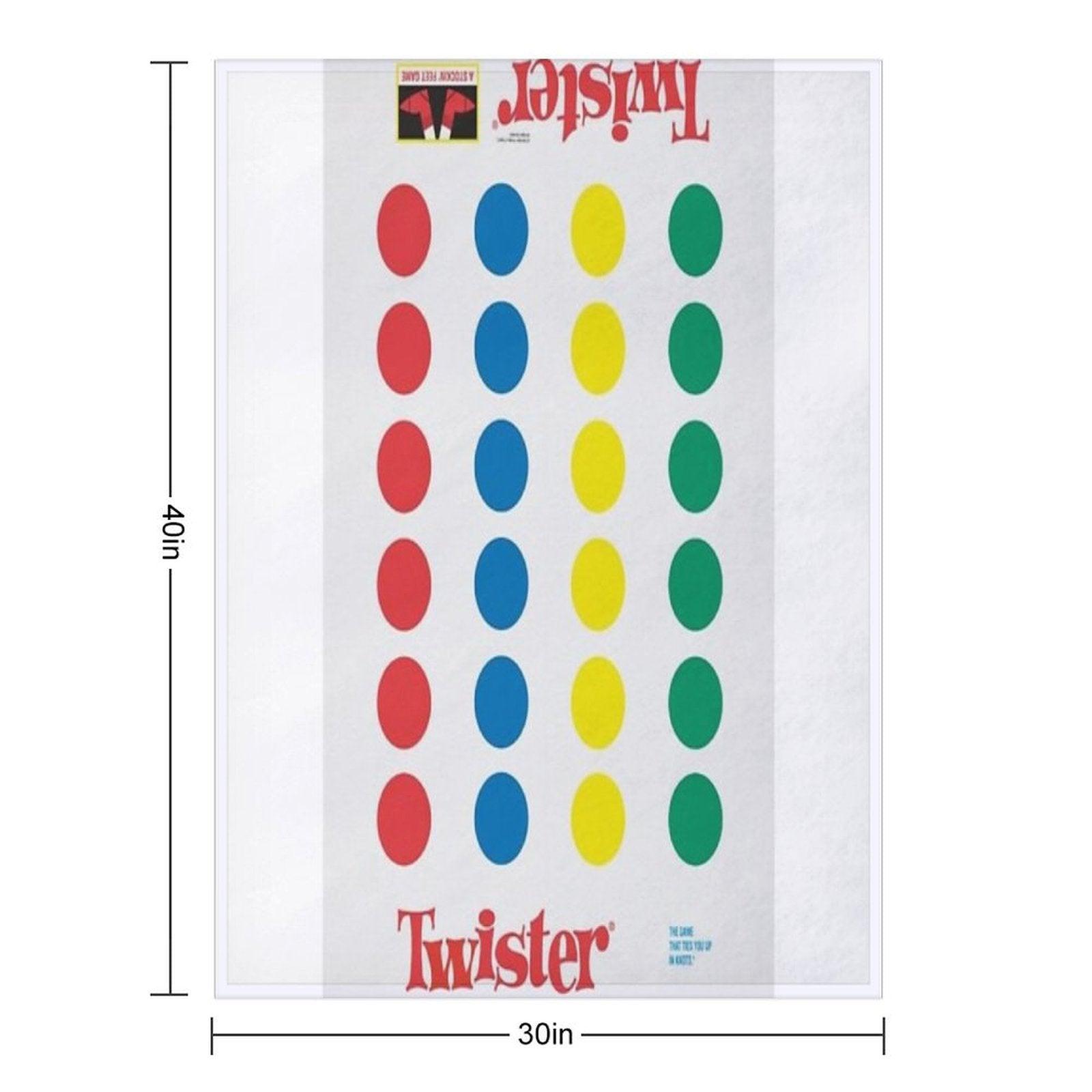 The Twister Game Blanket Throw Blanket