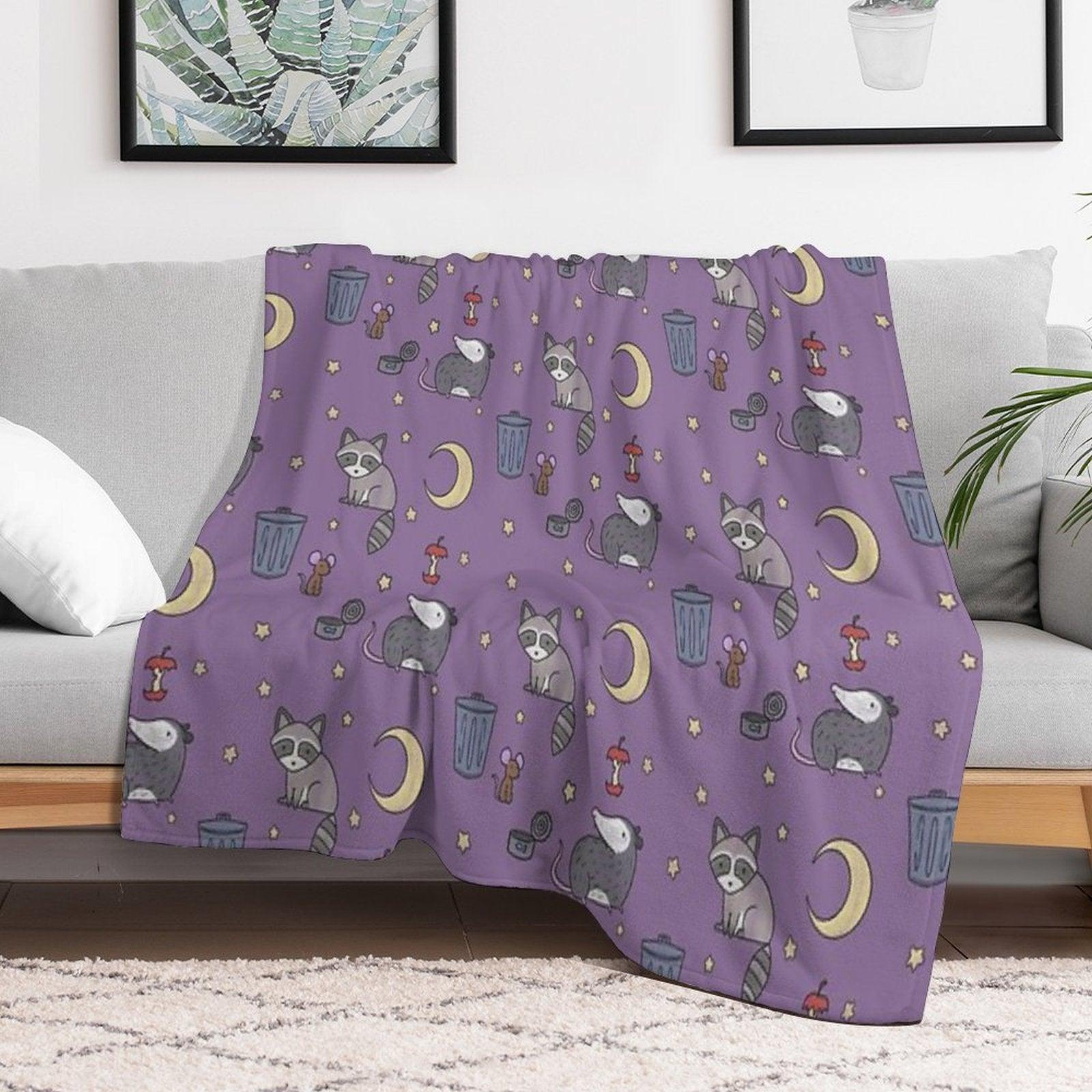 Trash Gang Throw Blanket