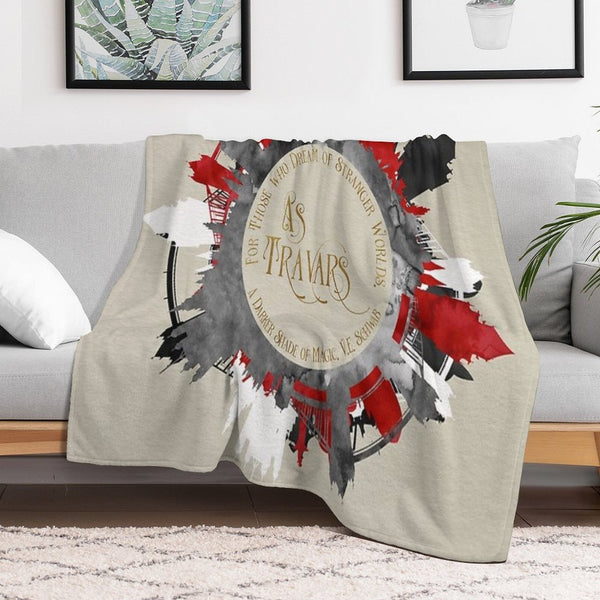 As Travars. For Those Who Dream of Stranger Worlds. A Darker Shade of Magic. Lightweight Throw Blanket