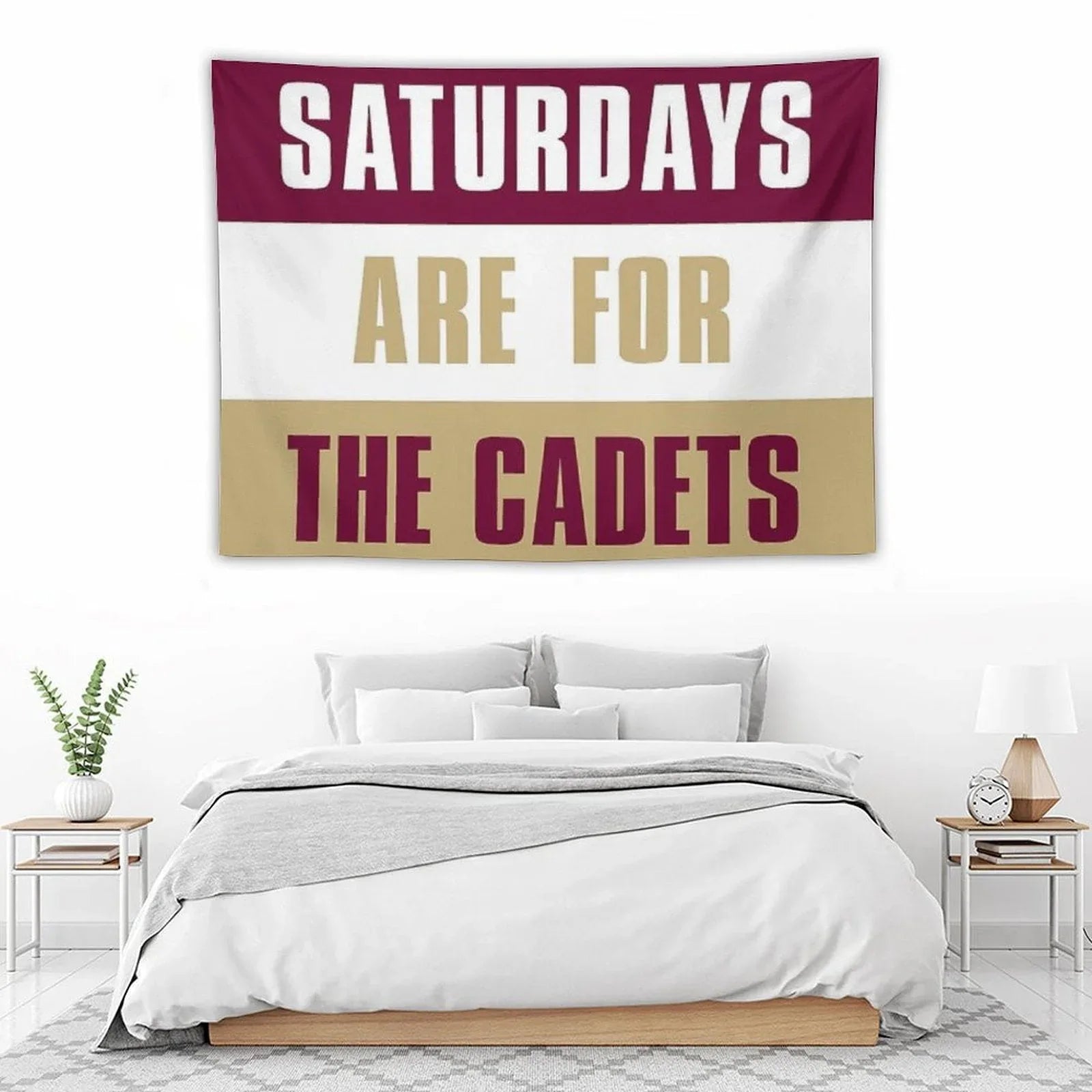 Saturdays Are for The Cadets, Norwich University  – The Military College of Vermont Tapestry
