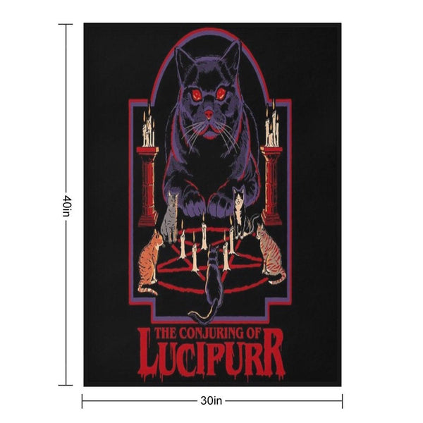 Lucipurr Throw Blanket