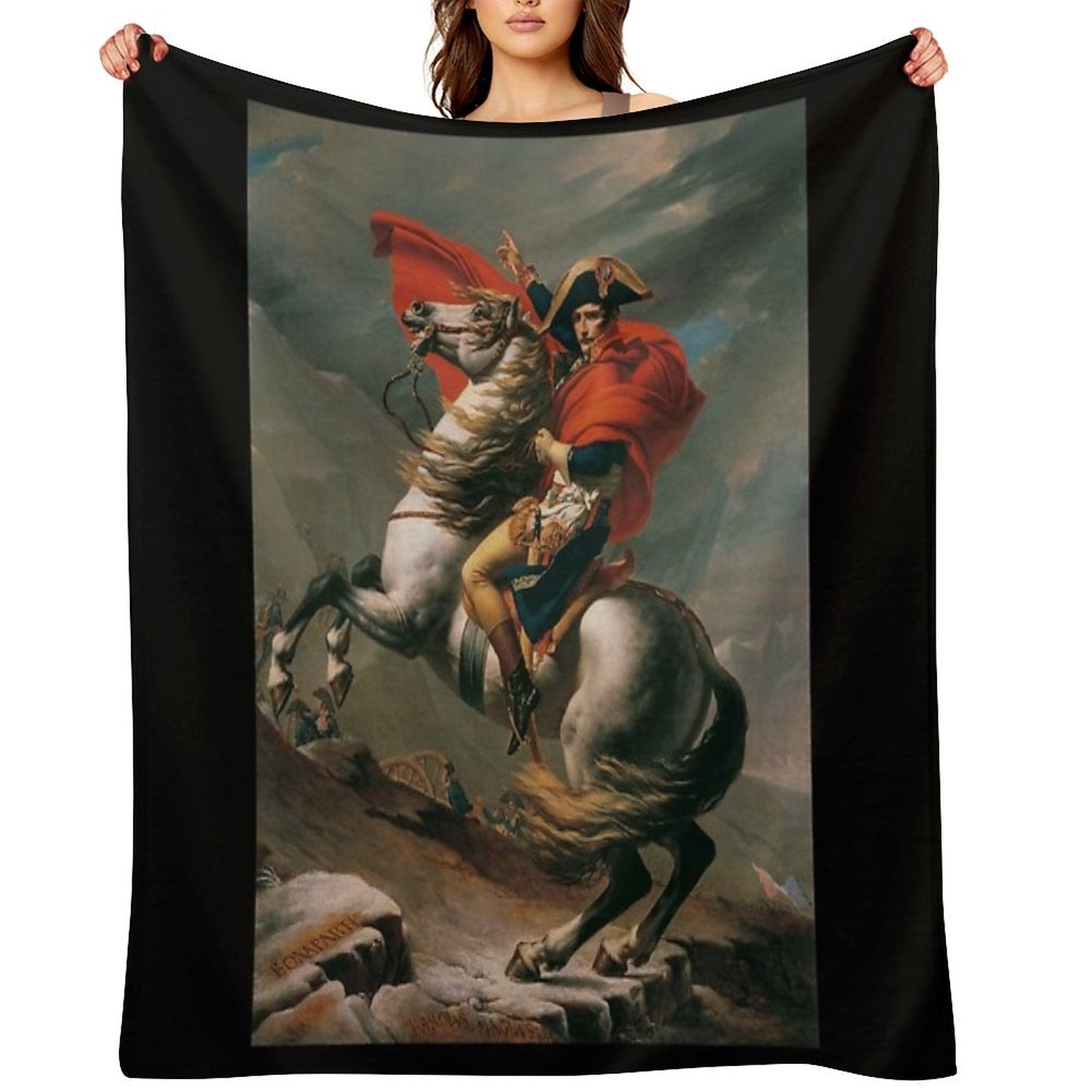 Napoleon Bonaparte Anti-pilling Throw Blanket