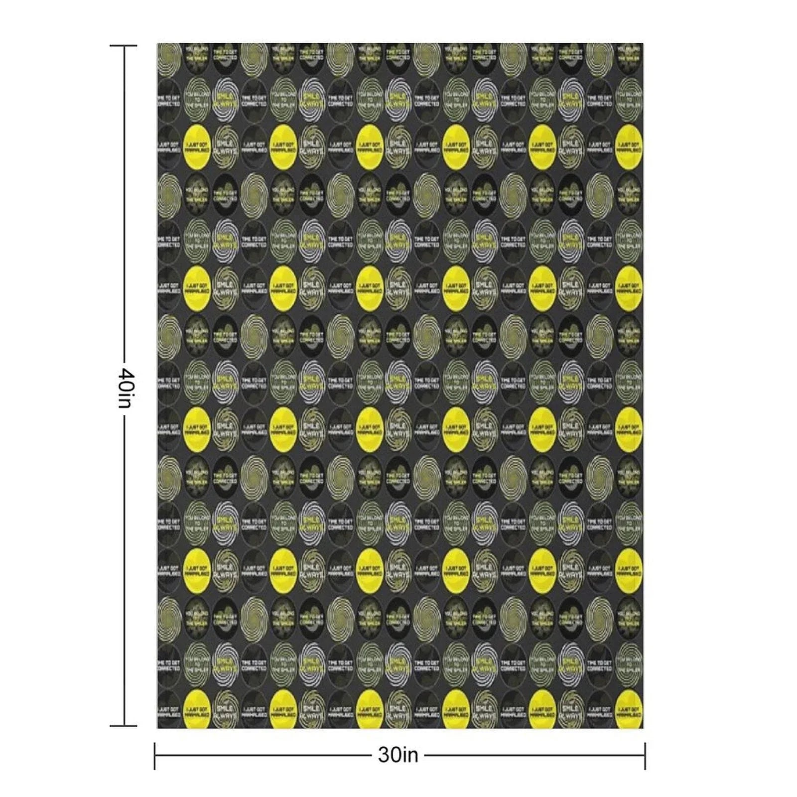 Get Corrected - Sticker Sheet Throw Blanket