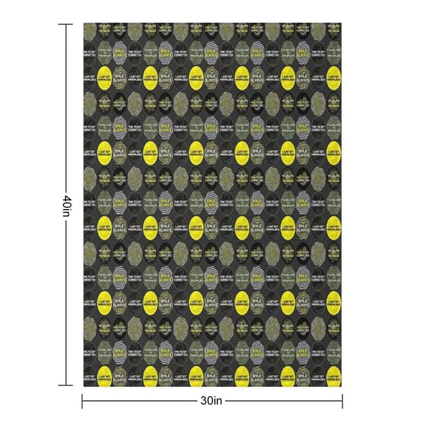 Get Corrected - Sticker Sheet Throw Blanket