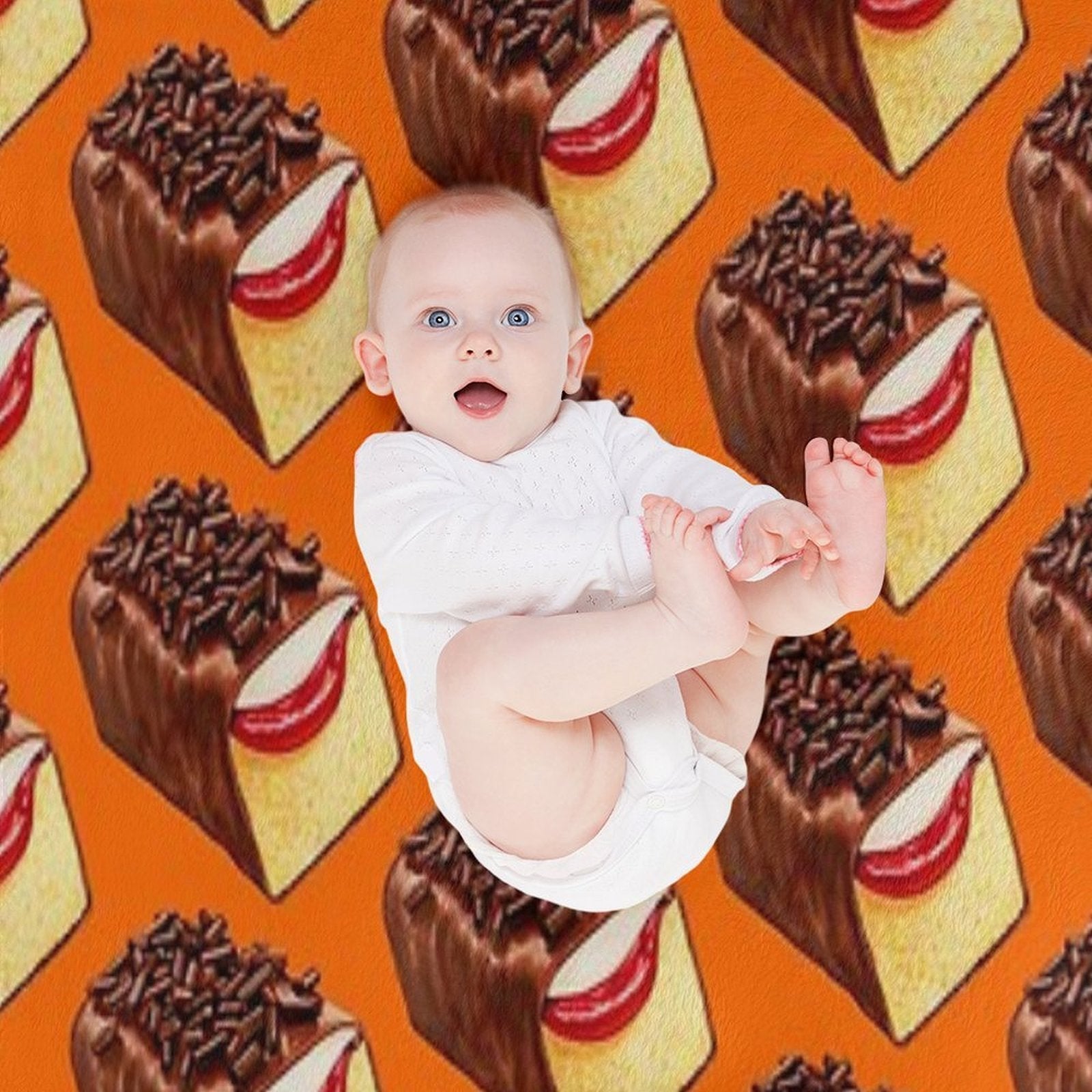Gansito - Orange Premium Throw Blanket