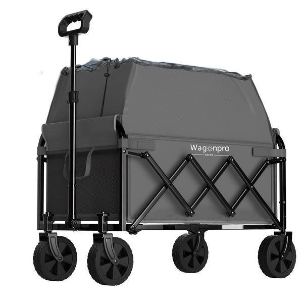 Expandable Dual-Layer Utility Wagon with Extra Space