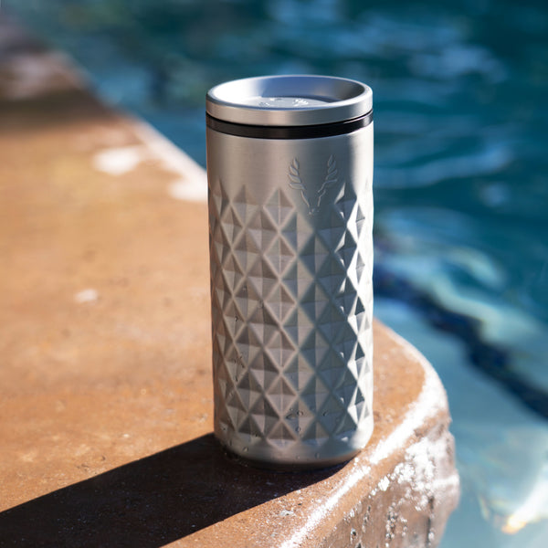 Paragon Stainless Steel Highball Tumbler in Platinum