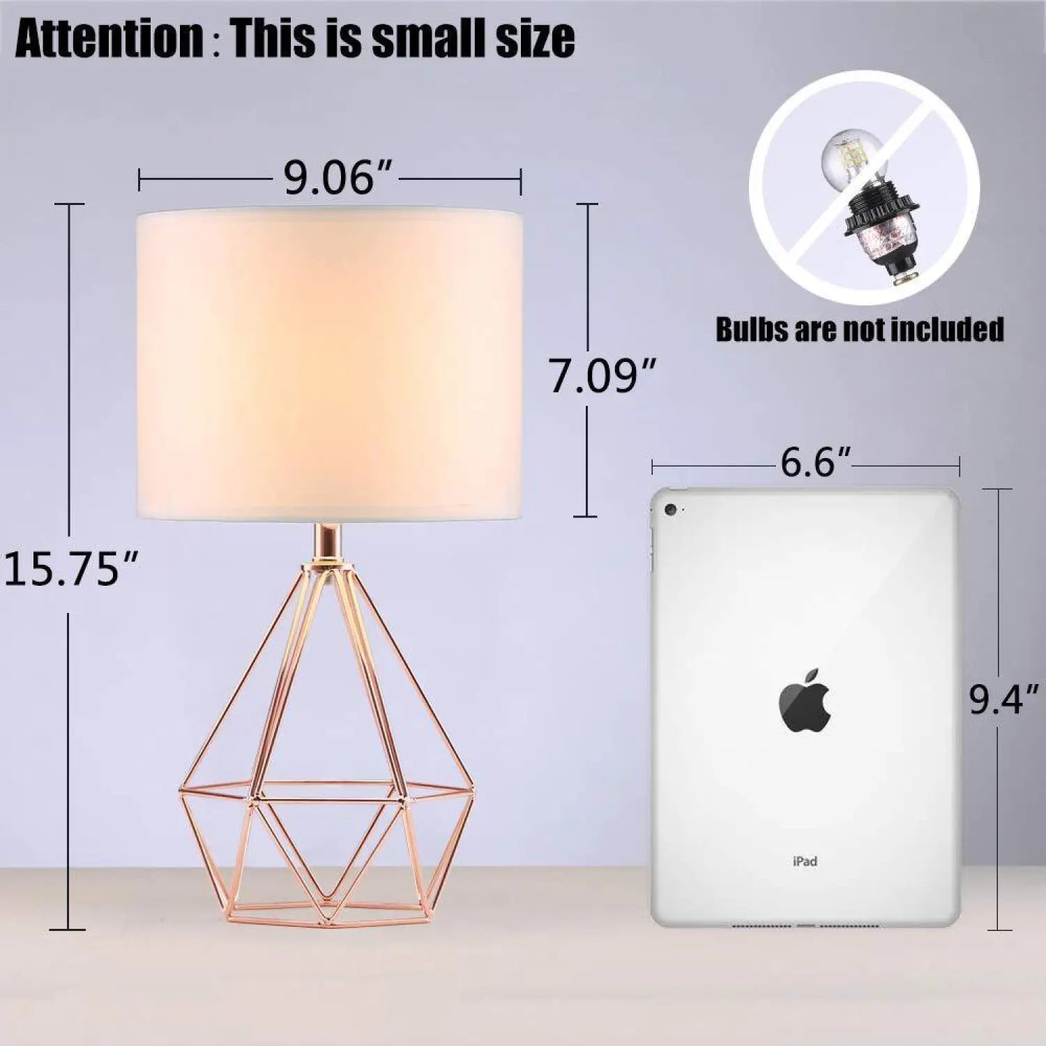 Diamond Design Table Lamp for Entryway with Elegant Modern Style