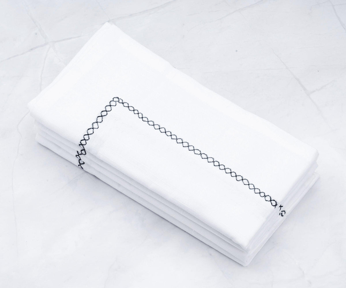 White Napkins - Personalized Napkins