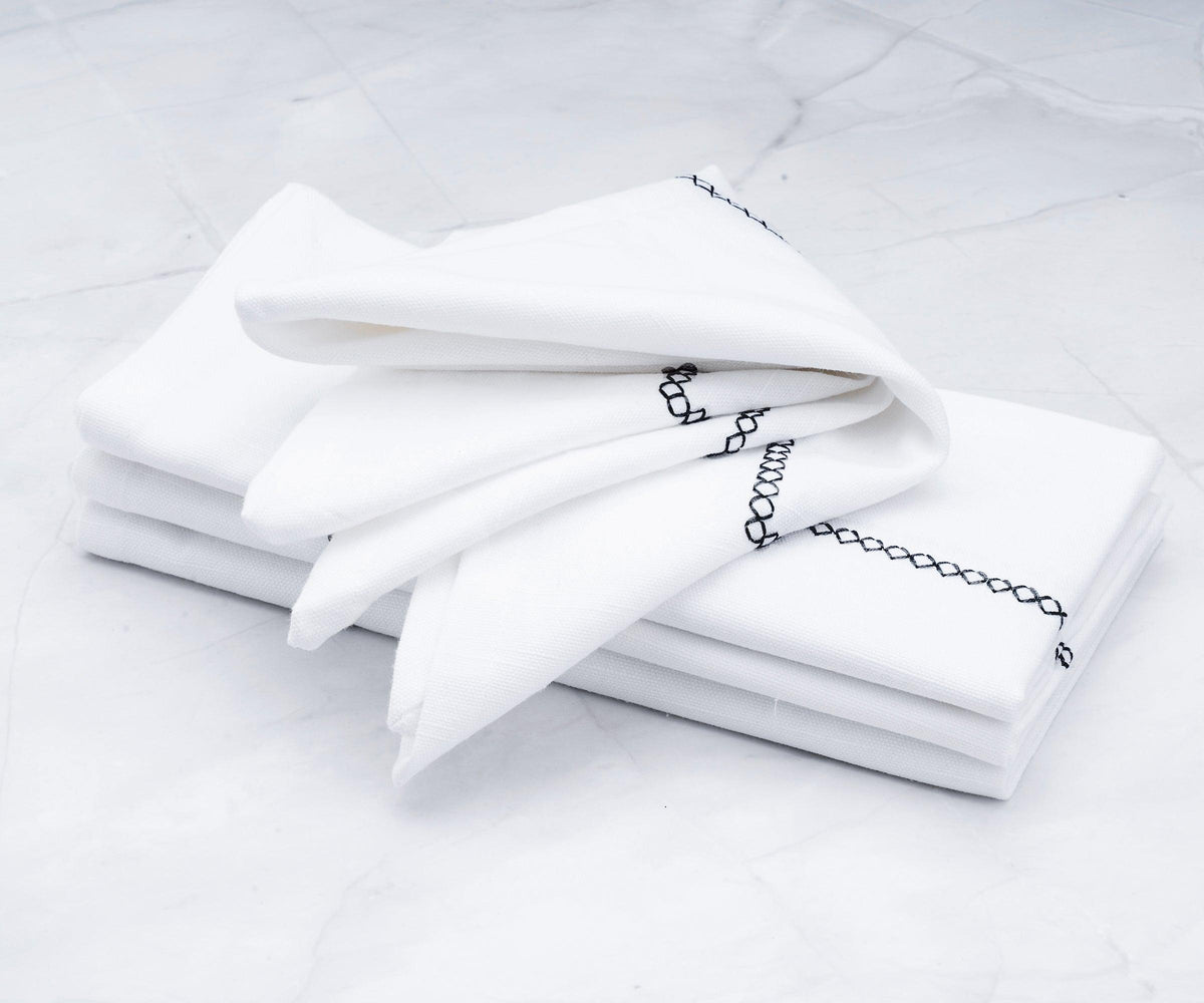 White Napkins - Personalized Napkins