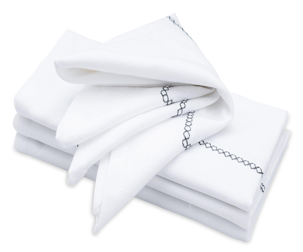 White Napkins - Personalized Napkins