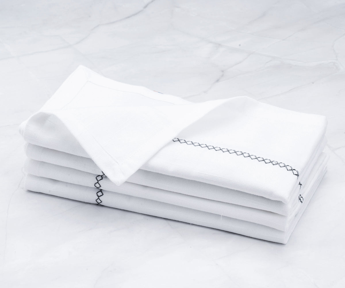 White Napkins - Personalized Napkins