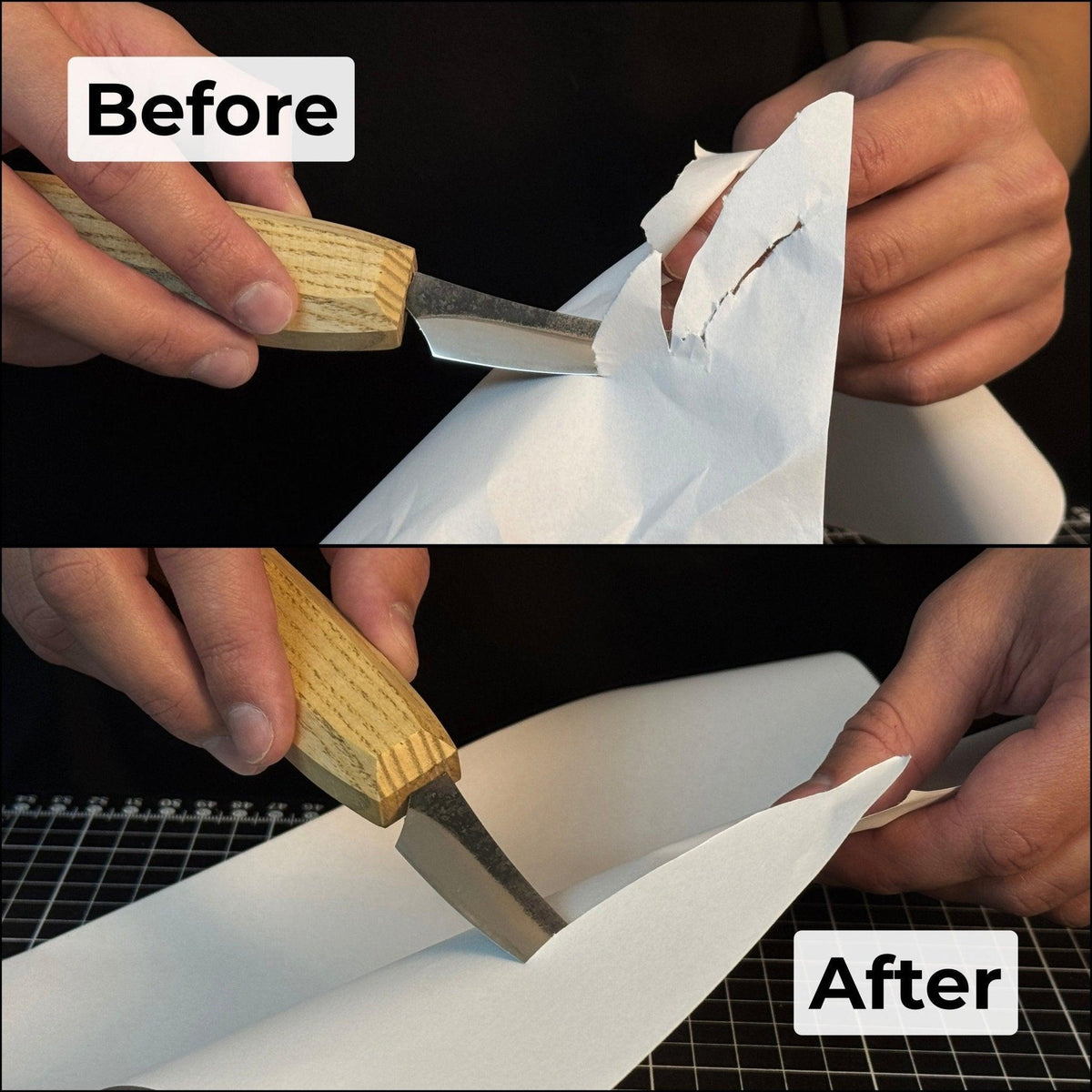 Diamond Sharpening Stone with Wooden Stand – 600 Grit for Knives & Tools