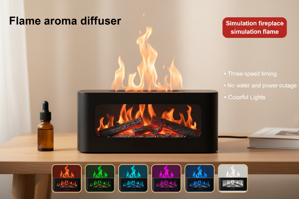 Flame Aromatherapy Diffuser - Ultimate Relaxation GOODSPHORIA.COM