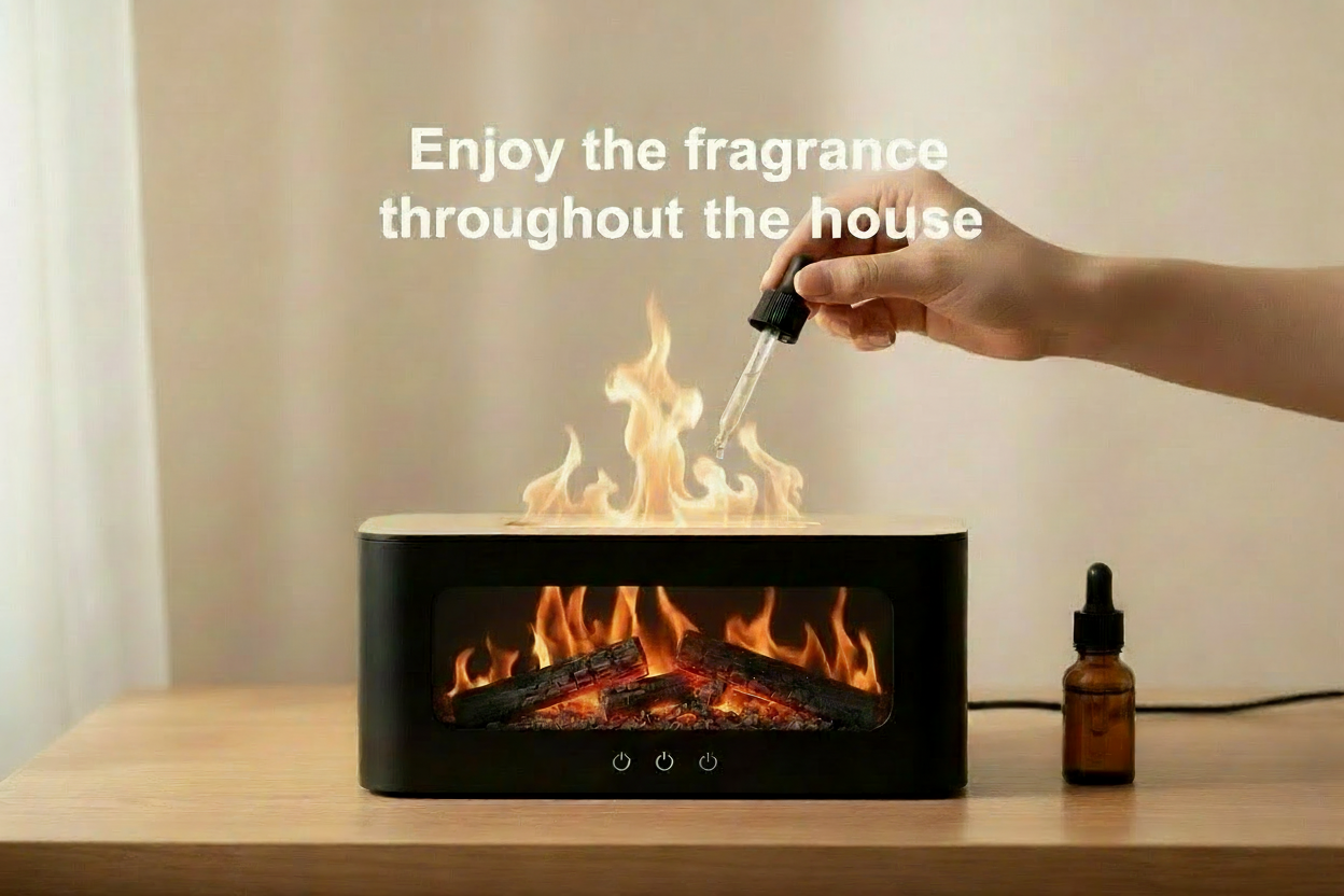 Flame Aromatherapy Diffuser - Ultimate Relaxation GOODSPHORIA.COM