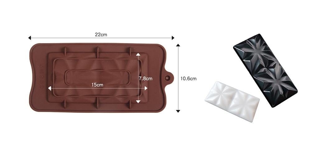 Digit Silicone Chocolate Mold Non-Stick Cake Mould Jelly Candy 3D Molds Kitchen Accessories Reusable Baking Tools Silicone Letter Mold And Number Candy Molds