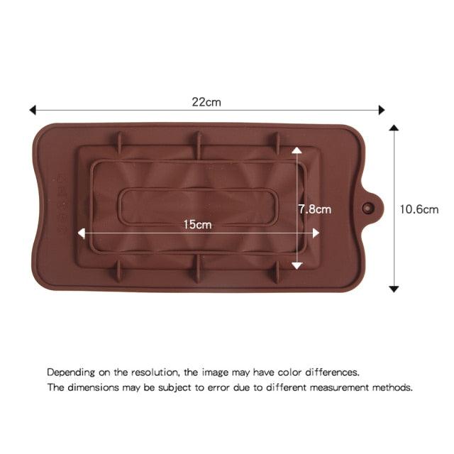 Digit Silicone Chocolate Mold Non-Stick Cake Mould Jelly Candy 3D Molds Kitchen Accessories Reusable Baking Tools Silicone Letter Mold And Number Candy Molds