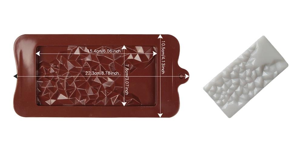 Digit Silicone Chocolate Mold Non-Stick Cake Mould Jelly Candy 3D Molds Kitchen Accessories Reusable Baking Tools Silicone Letter Mold And Number Candy Molds