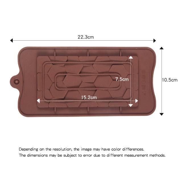 Digit Silicone Chocolate Mold Non-Stick Cake Mould Jelly Candy 3D Molds Kitchen Accessories Reusable Baking Tools Silicone Letter Mold And Number Candy Molds