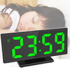 Digital Alarm Clock LED Digital Display Dual Alarm with USB Charger Port 0-100 Dimmer for Seniors Simple Bedside Big Number Alarm Clocks for Bedrooms LED Mirror Electronic Alarm Clocks Large LCD Display Digital Table Clock with Calendar Temperature