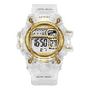 Digital Watches For Women School Girl Student  Transparent Color Water Resistent Silicone Strap Stopwatch Alarm Countdown Dual Time Ultra Super Wide-Angle Display Digital Wrist Watches For Men Women