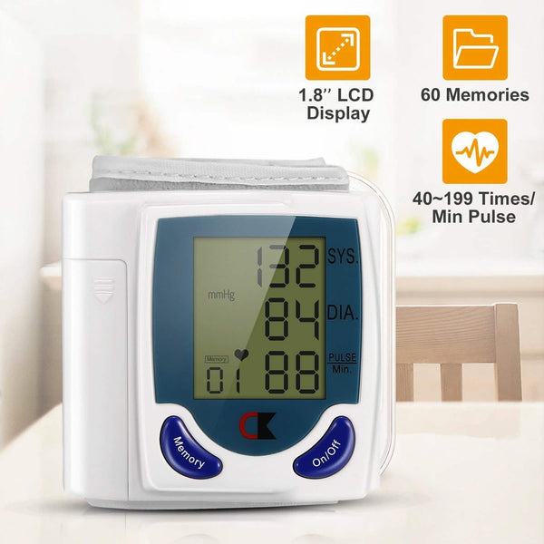 Digital Wrist Blood Pressure Monitor