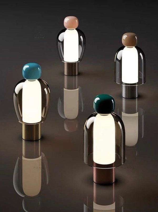 Dimmable Portable Cute Whimsy Eclectic Modern Table Lamp - Easy Peasy Night Light