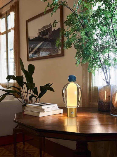 Dimmable Portable Cute Whimsy Eclectic Modern Table Lamp - Easy Peasy Night Light