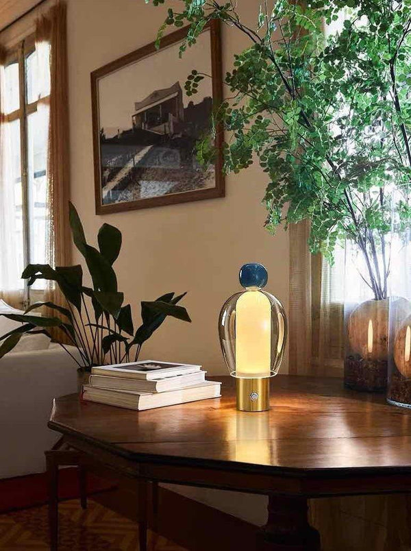 Dimmable Portable Cute Whimsy Eclectic Modern Table Lamp - Easy Peasy Night Light