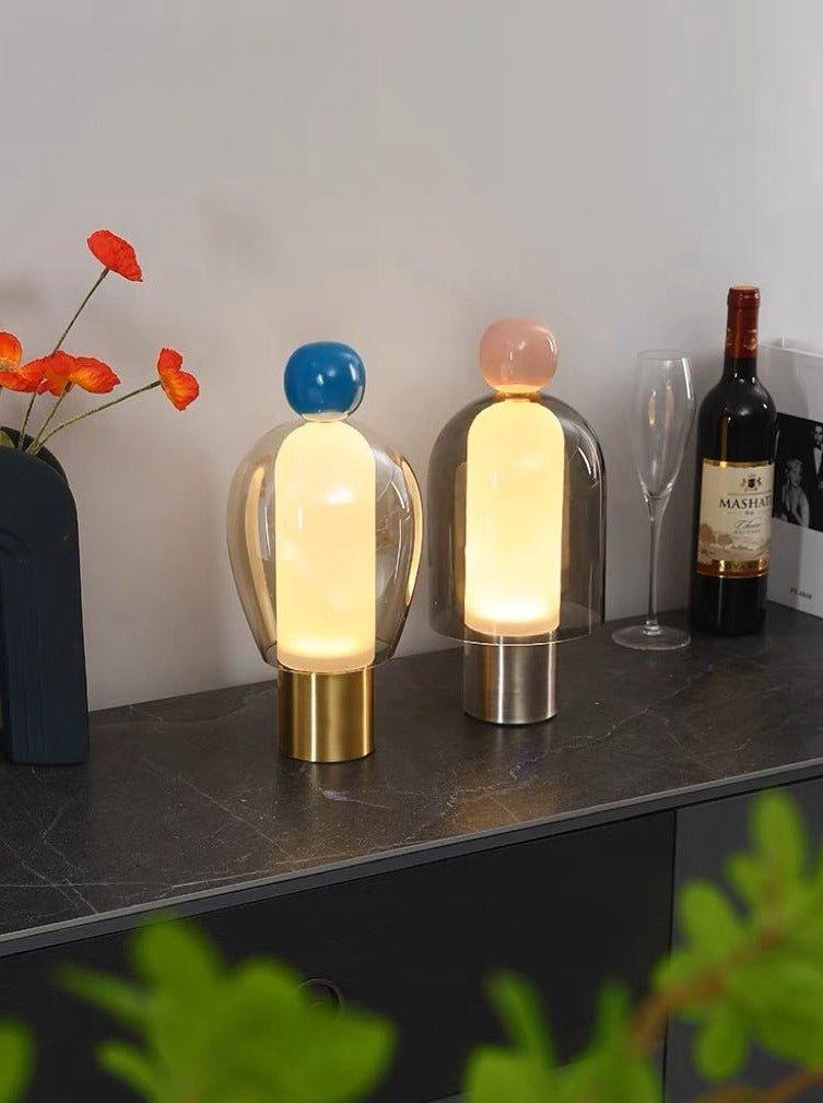 Dimmable Portable Cute Whimsy Eclectic Modern Table Lamp - Easy Peasy Night Light