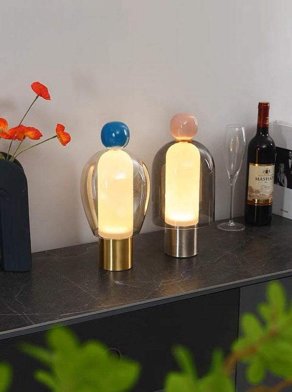 Dimmable Portable Cute Whimsy Eclectic Modern Table Lamp - Easy Peasy Night Light