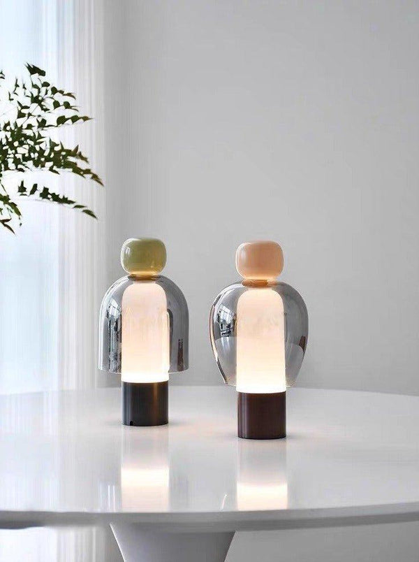 Dimmable Portable Cute Whimsy Eclectic Modern Table Lamp - Easy Peasy Night Light