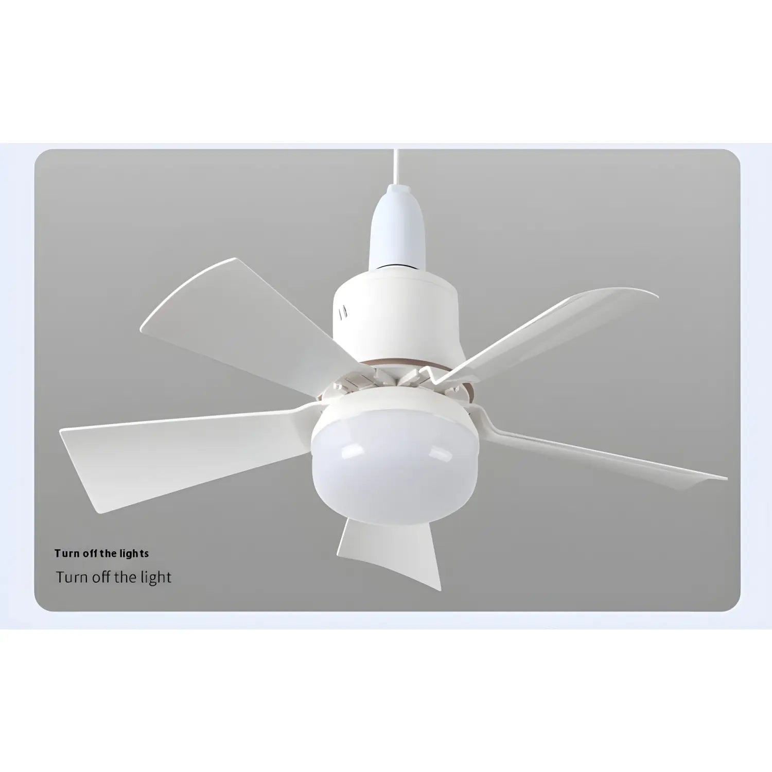 Dimmable Remote Control Ceiling Fan Light for Home & Dormitory