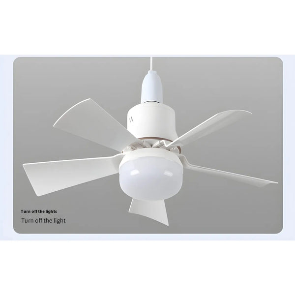 Dimmable Remote Control Ceiling Fan Light for Home & Dormitory