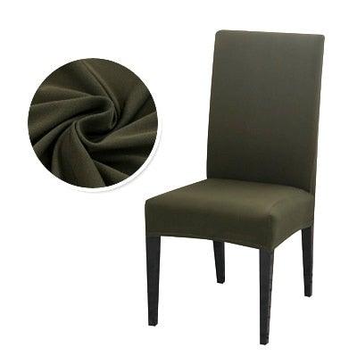 Dining Chair Covers Stretch Chair Covers Parsons Chair Slipcover Removable Anti Dirty Seat Chair Cover Spandex Kitchen Cover for Banquet Wedding Dinner Restaurant house