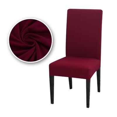 Dining Chair Covers Stretch Chair Covers Parsons Chair Slipcover Removable Anti Dirty Seat Chair Cover Spandex Kitchen Cover for Banquet Wedding Dinner Restaurant house