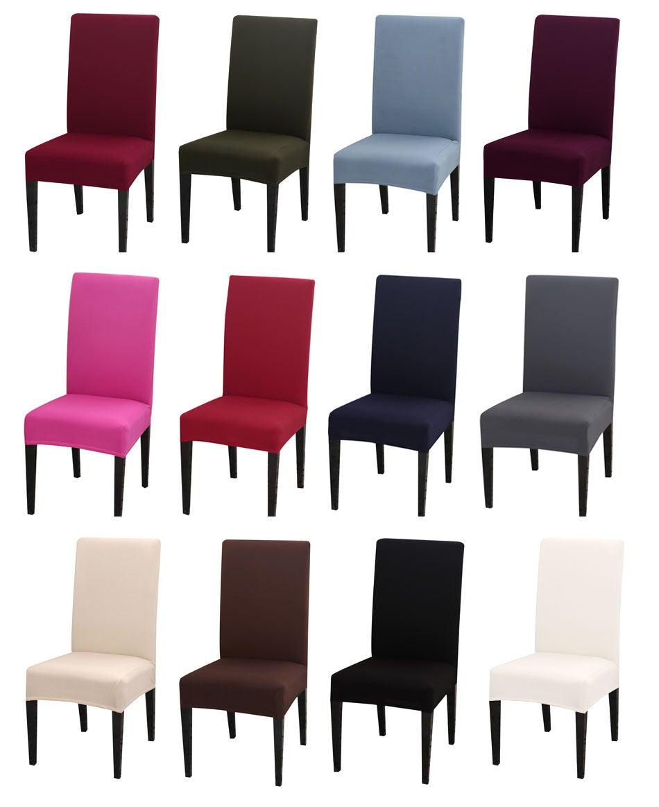 Dining Chair Covers Stretch Chair Covers Parsons Chair Slipcover Removable Anti Dirty Seat Chair Cover Spandex Kitchen Cover for Banquet Wedding Dinner Restaurant house