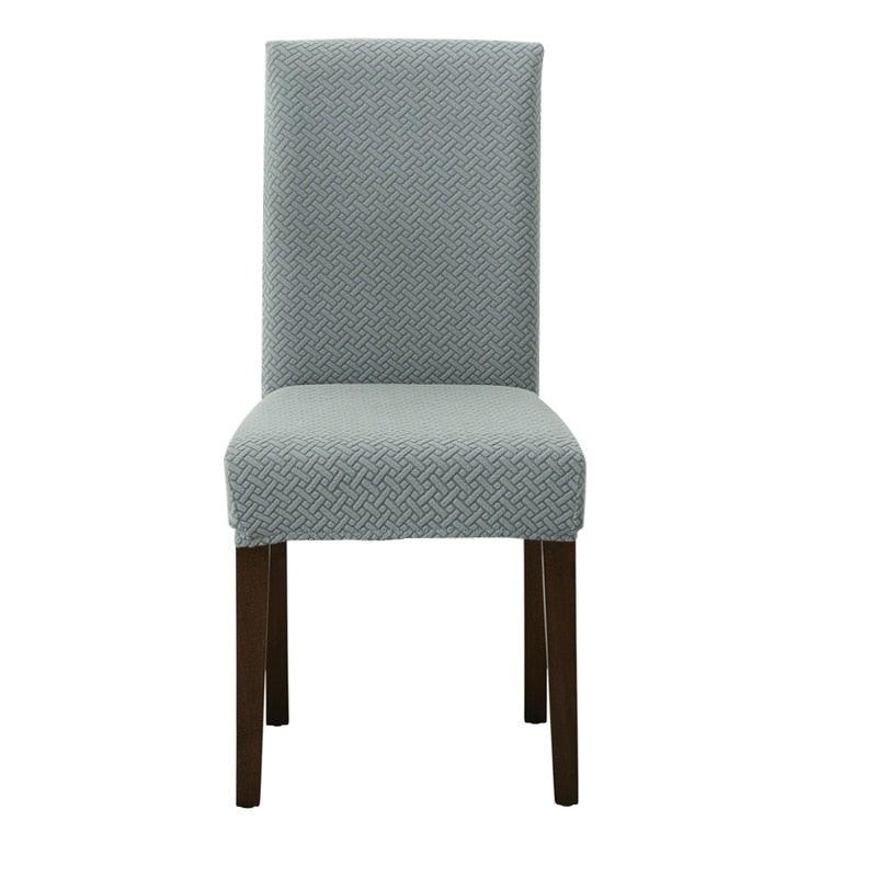 Dining Room Chair Cover Spandex Elastic Stretch Slipcover For Chairs Kitchen Hotel Banquet Sure Fit Home Décor Stretch Short Dining Room Chair One Piece Slipcover Form Fit Polyester/Spandex Machine Washable