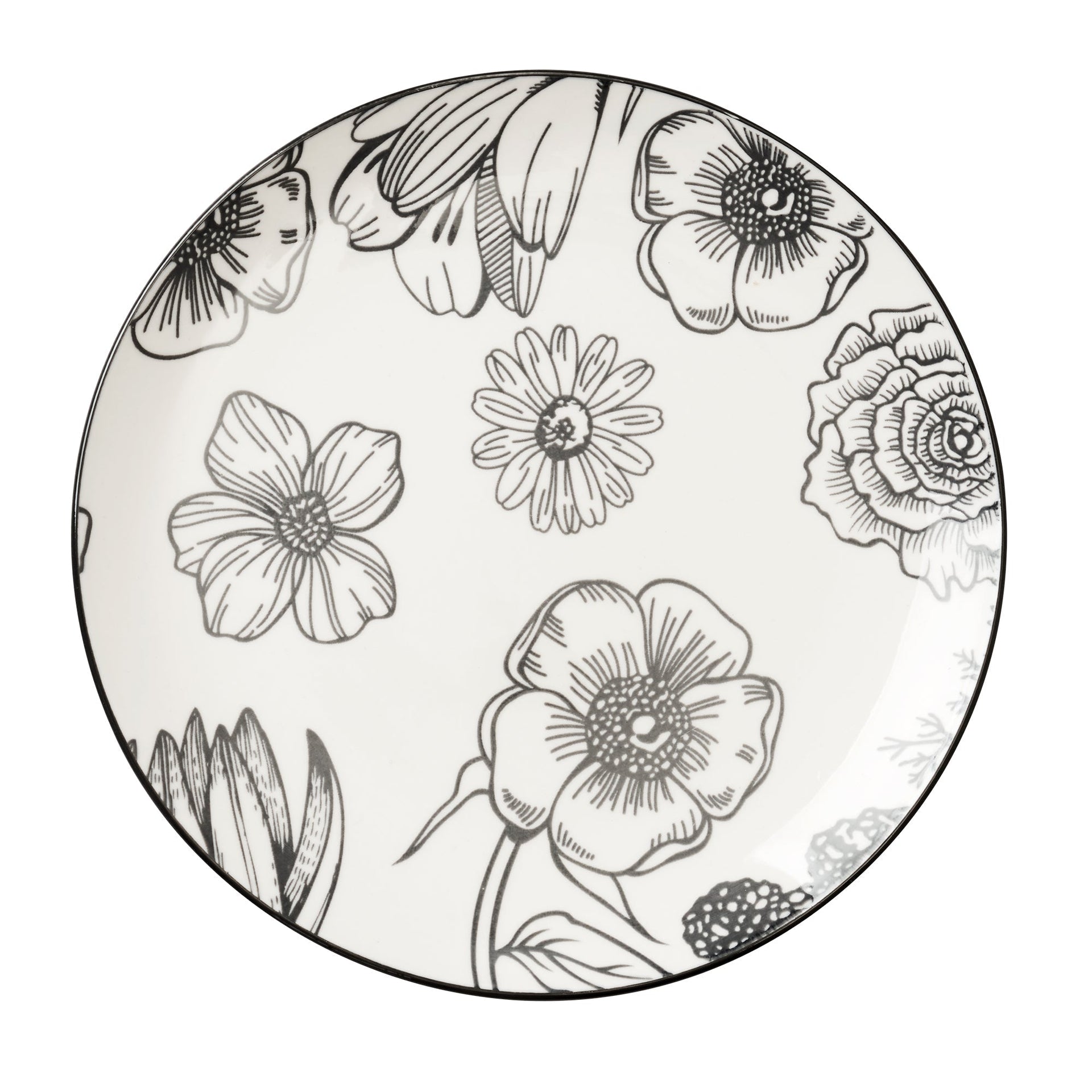 Dinnerware Set 12 Piece Porcelain Coupe Banquet, Service for 4