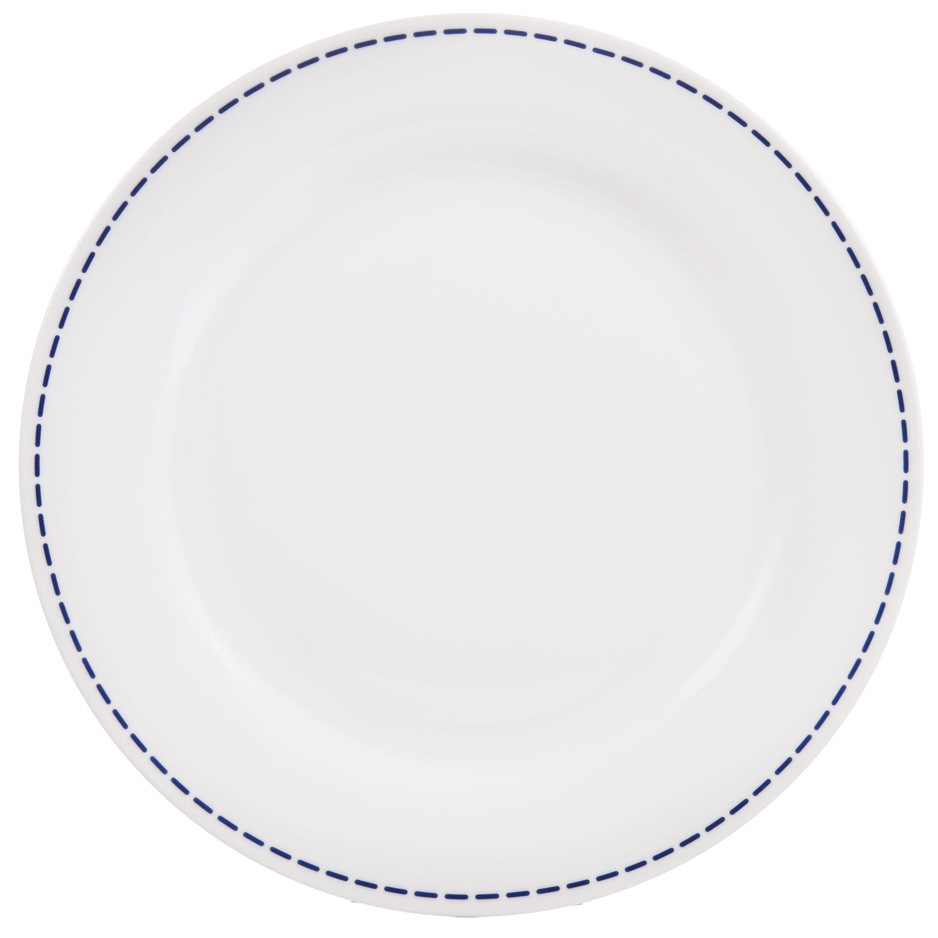 Dinnerware Set 12 Piece Rustic Cottage Navy/White, Service for 4