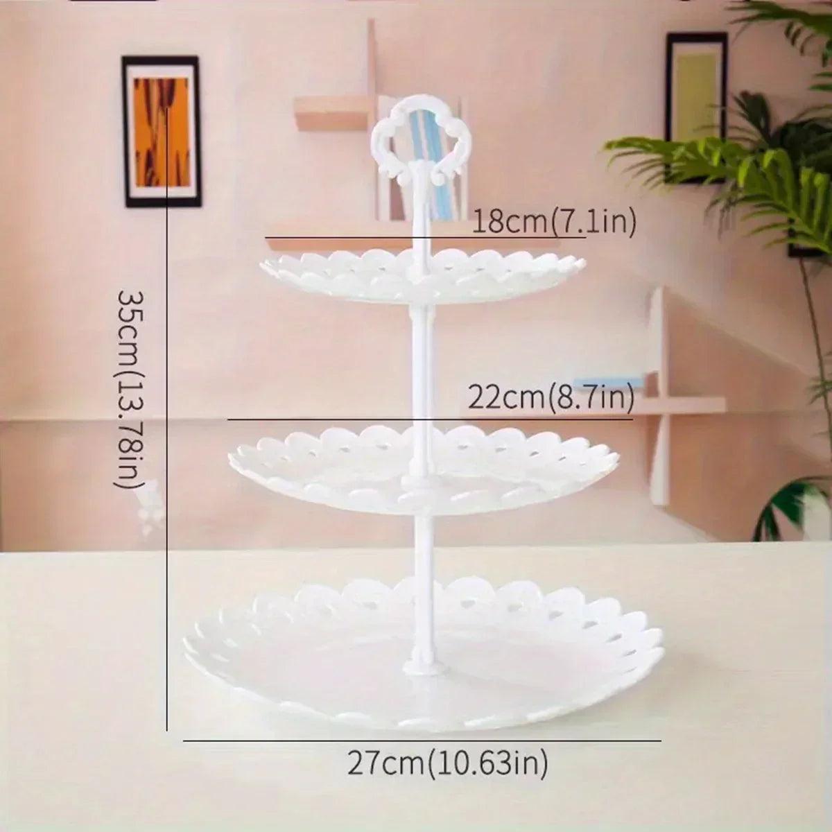 Display Tray - Multi-Layer Plastic Wave Edge