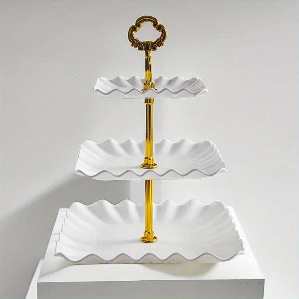 Display Tray - Multi-Layer Plastic Wave Edge