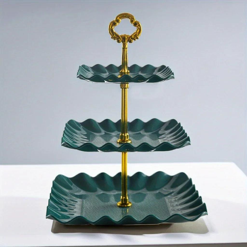 Display Tray - Multi-Layer Plastic Wave Edge