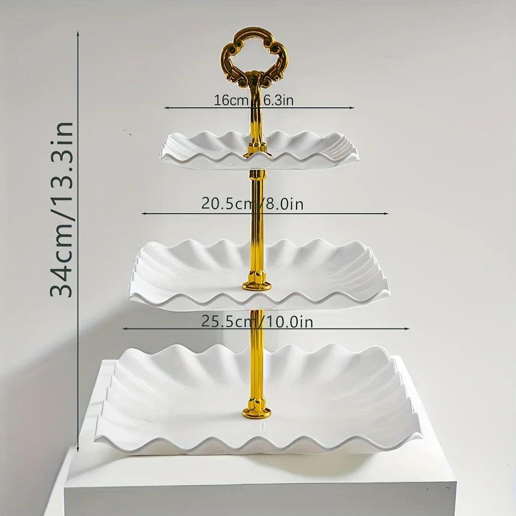 Display Tray - Multi-Layer Plastic Wave Edge